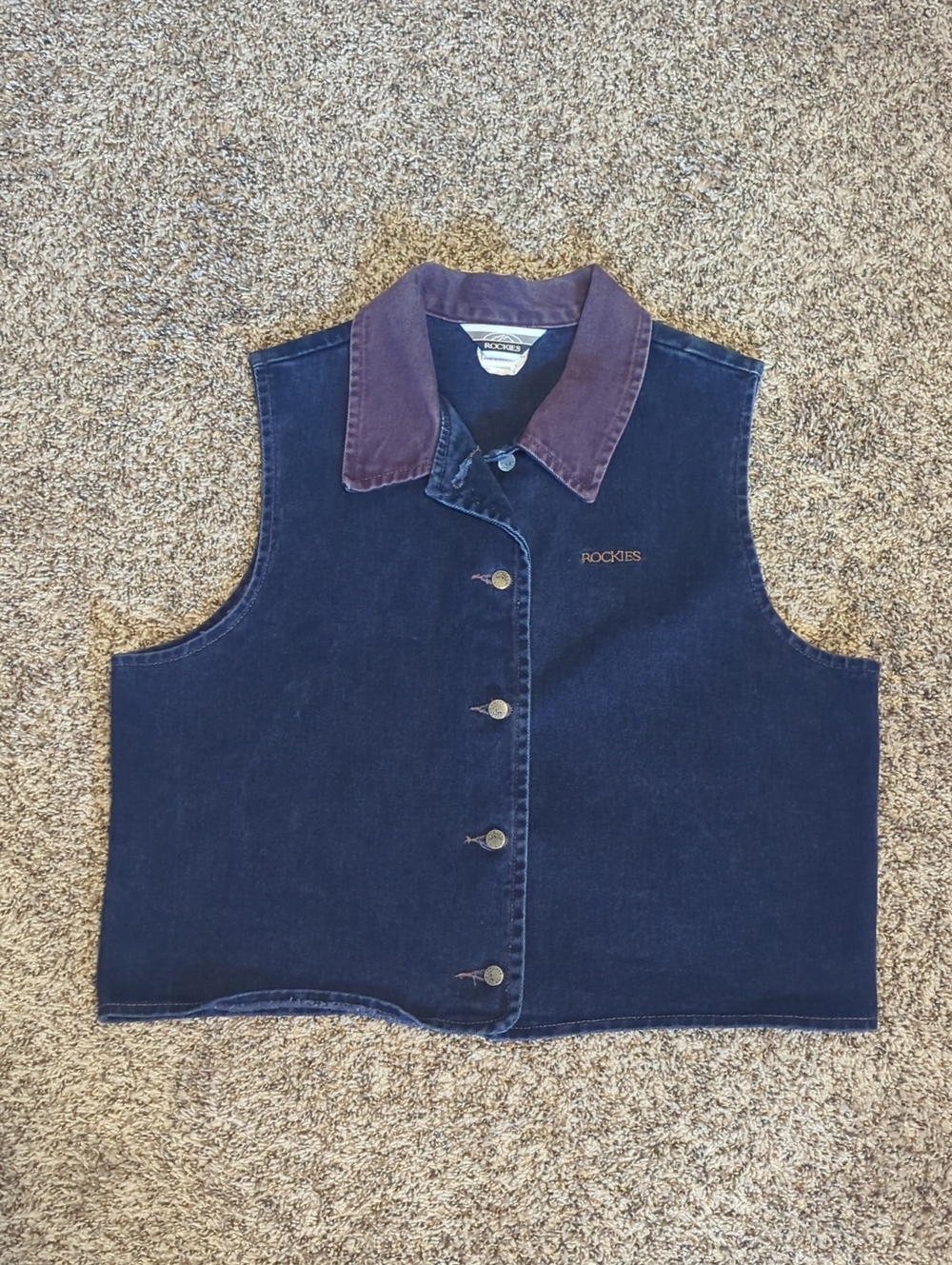 Vintage Rockies Vest
